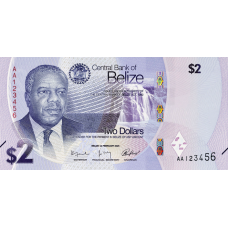 (147) ** PNew (PN73) Belize - 2 Dollars (2025)